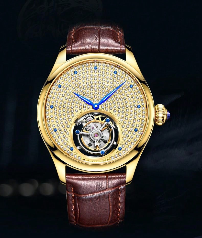 White Steel - Brwon Leather - Automatic -42mm