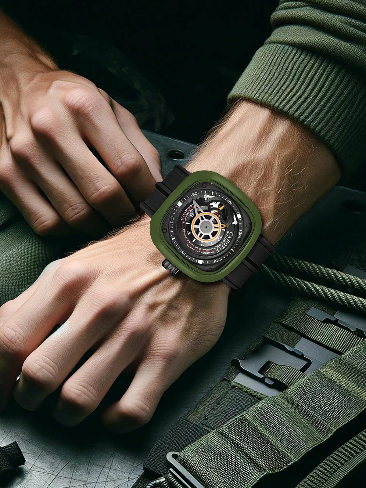 Black - Black Leather - Automatic -42mm