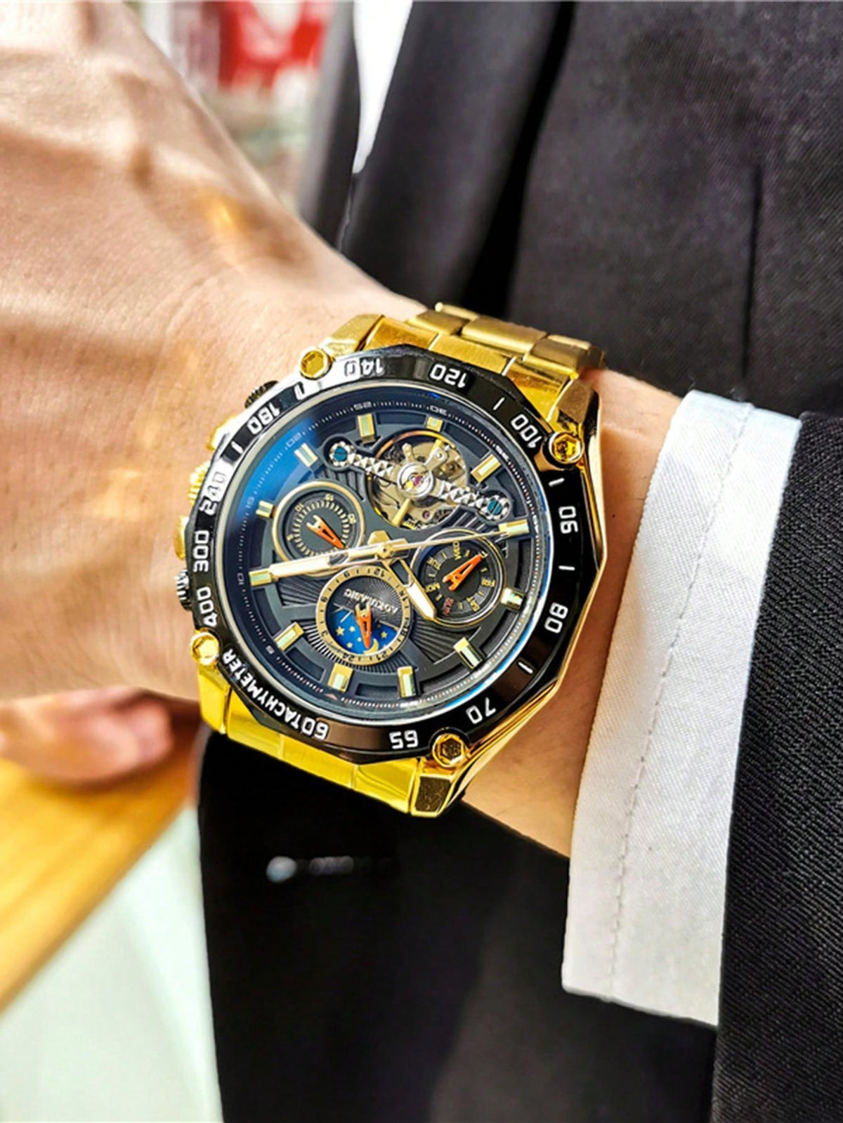 Black - Black 904L Steel - Automatic -41mm