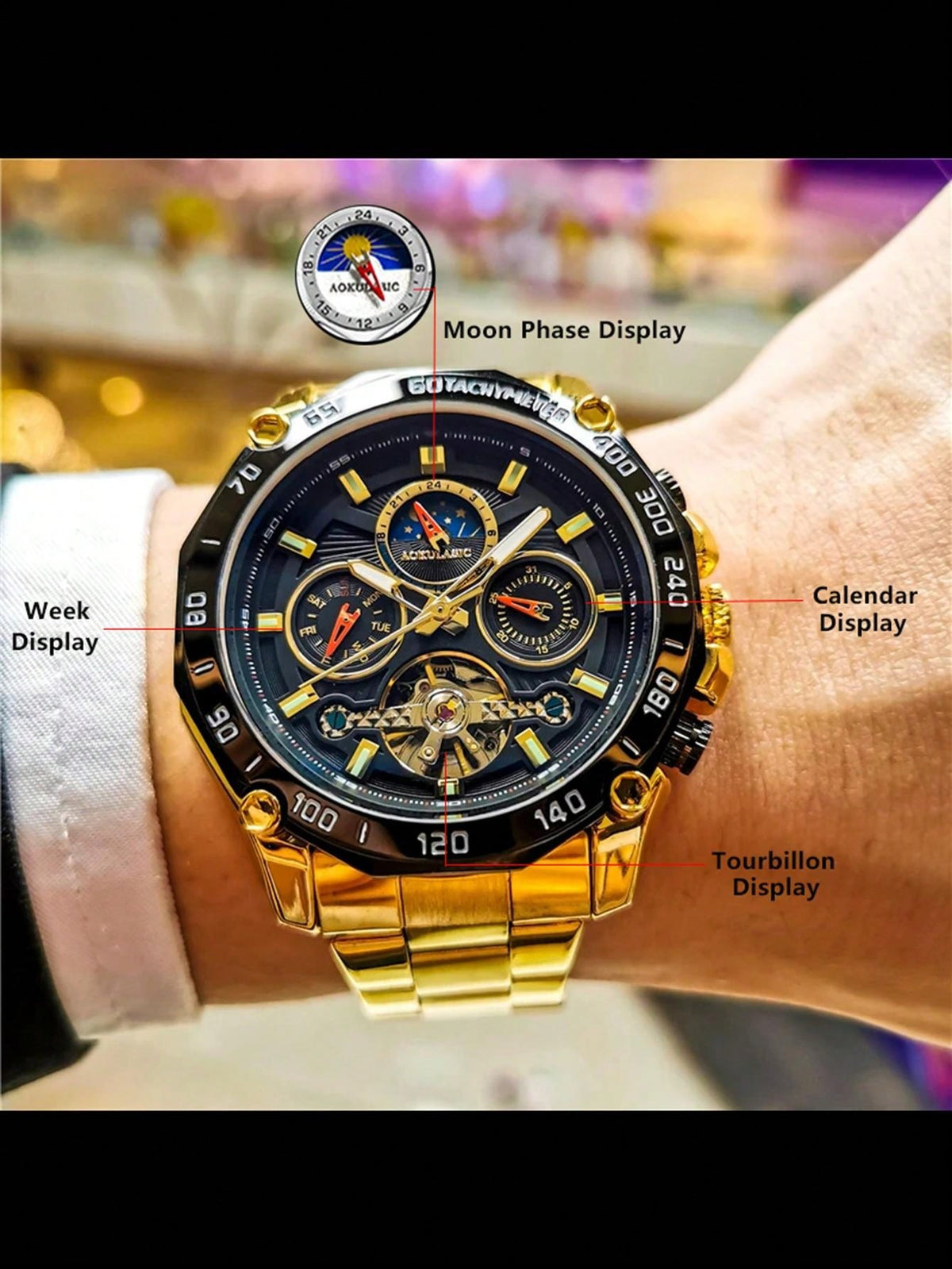 Black - Black 904L Steel - Automatic -41mm
