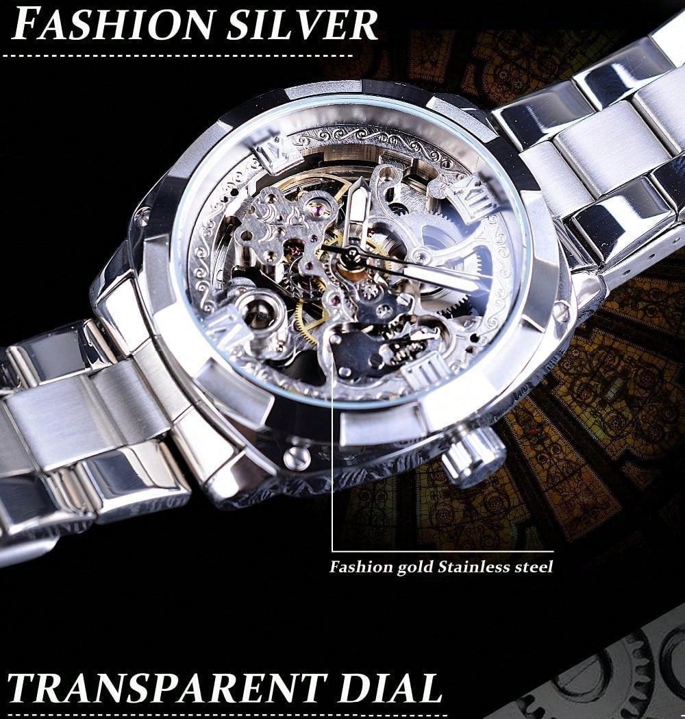 White 904L Steel -Silver Steel- Automatic -41mm