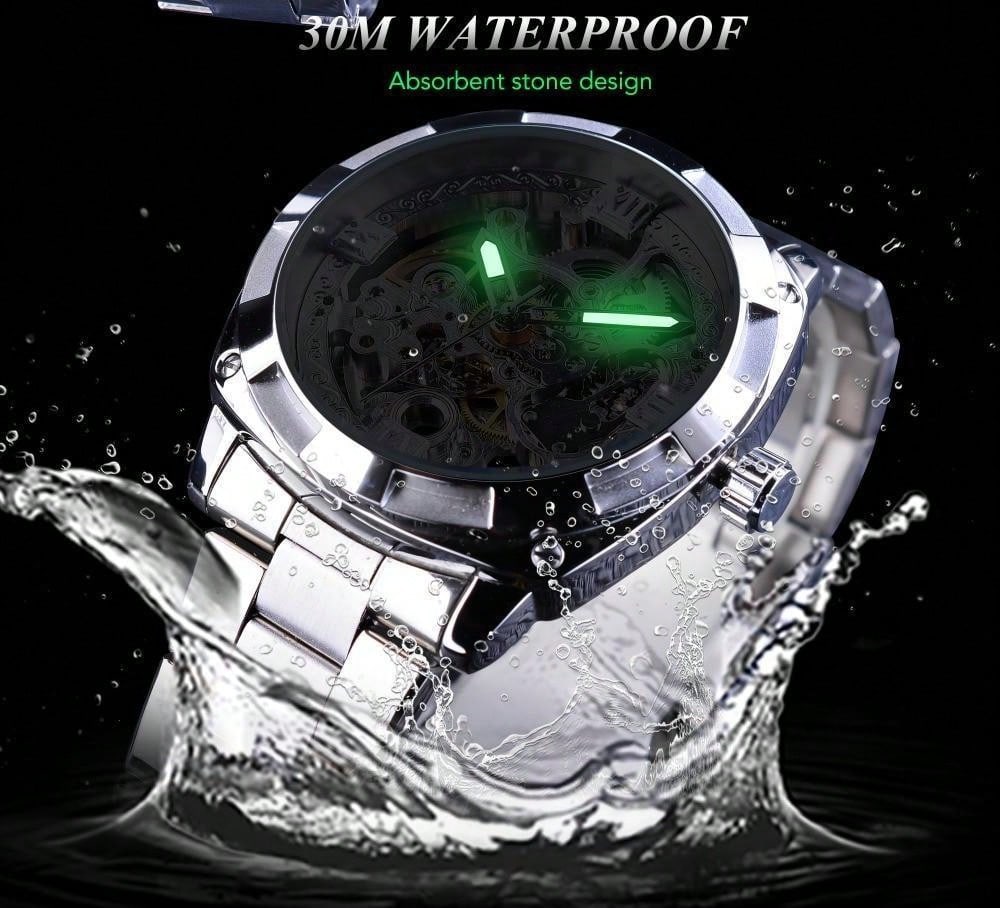 White 904L Steel -Silver Steel- Automatic -41mm