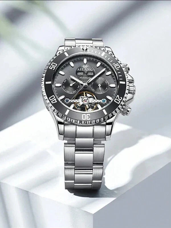 Blue - Silver 904L Steel - Automatic -43mm