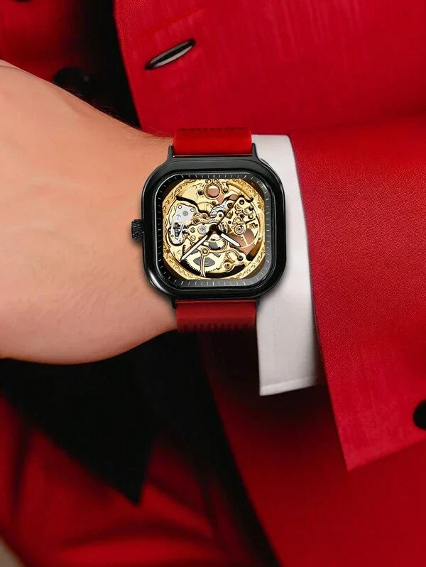 Blue Yellow - Red Rubber - Automatic -42mm