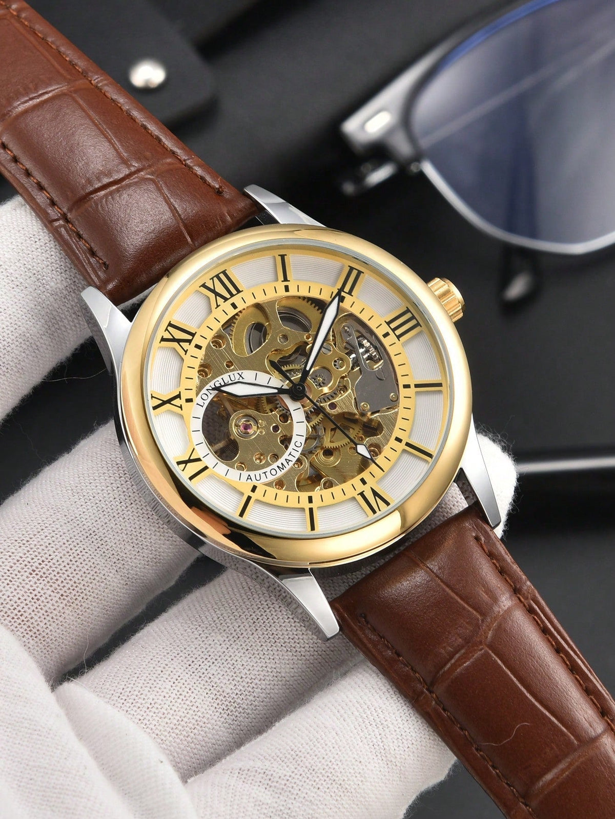 Black - Black Leather - Automatic -41mm