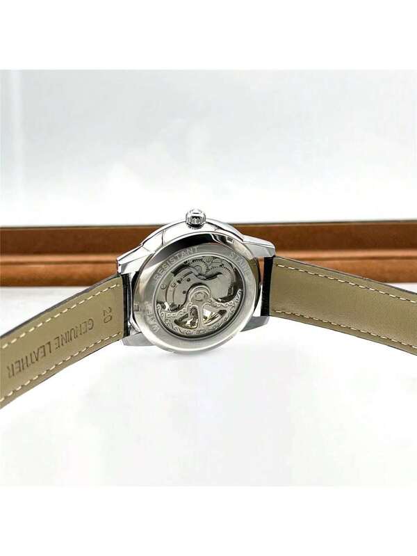Blue - Black Leather - Automatic -43mm