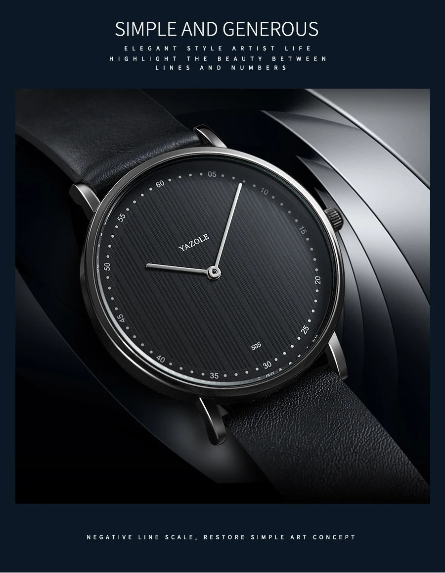 Black - Black Leather - Automatic - 42mm