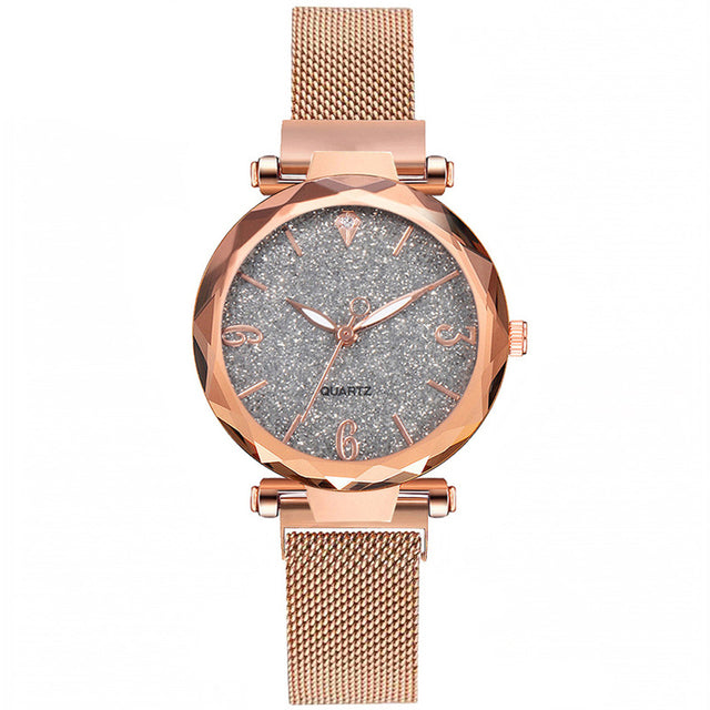 Lady -Grey -Rosegold -904L Steel -Quartz -33mm