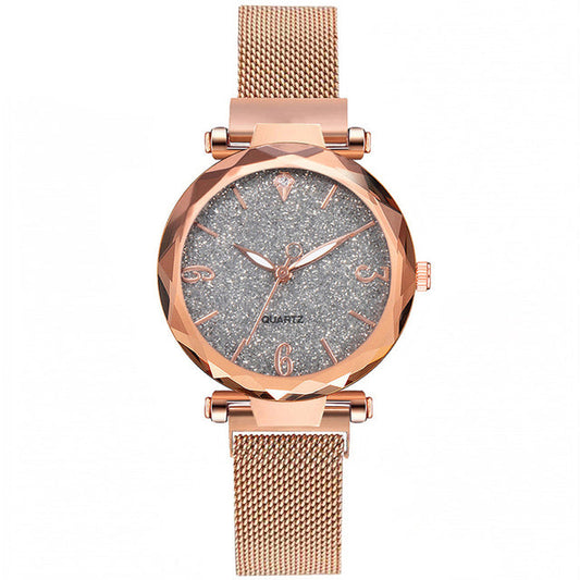 Lady -Grey -Rosegold -904L Steel -Quartz -33mm
